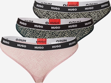 HUGOTanga gaćice - plava boja: prednji dio