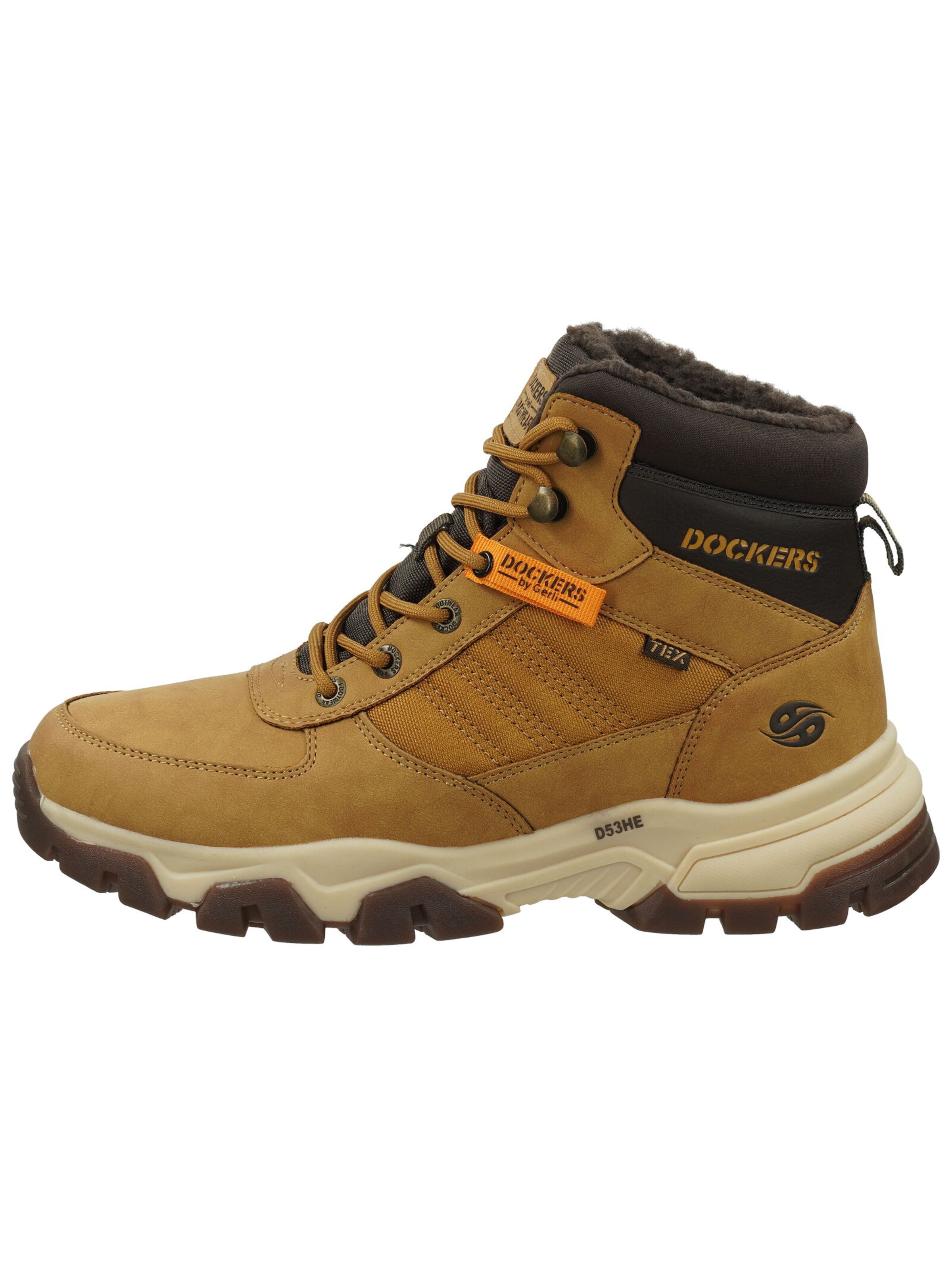 Dockers by Gerli Lace-Up Boots in Yellow