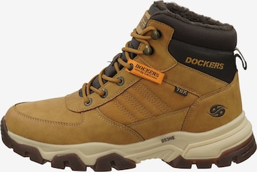 Dockers by Gerli Lace-Up Boots in Yellow