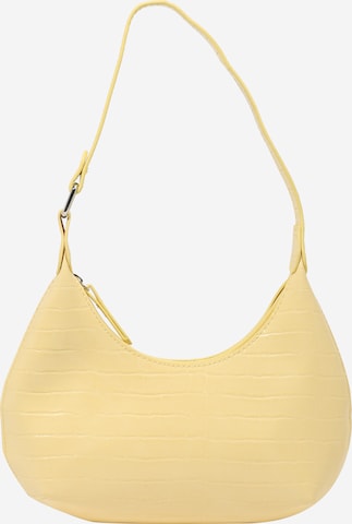 PIECES - Bolso de hombro 'ANELIA' en amarillo: frente