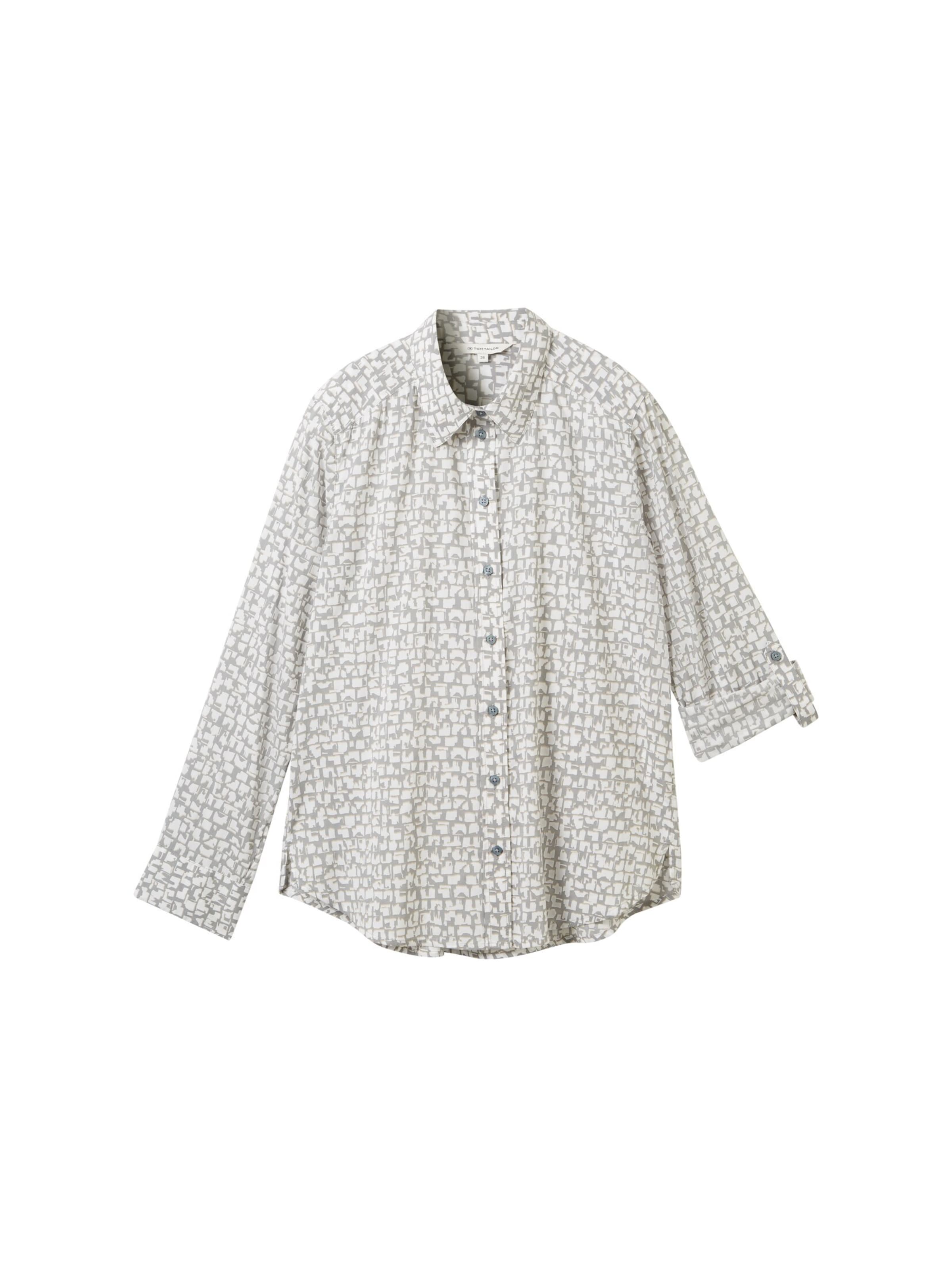 TOM TAILOR Blúzka - Sivá: predná strana