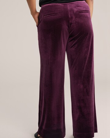 WE Fashion Normalny krój Spodnie w kolorze fioletowy