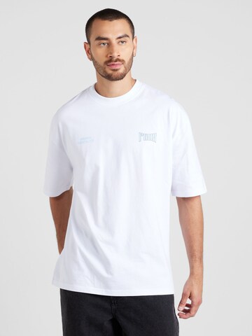 T-Shirt 'ALLEN' Pegador en blanc