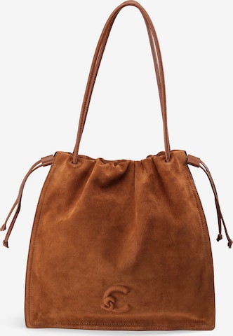Sac bandoulière 'Dulse' Coccinelle en marron : devant