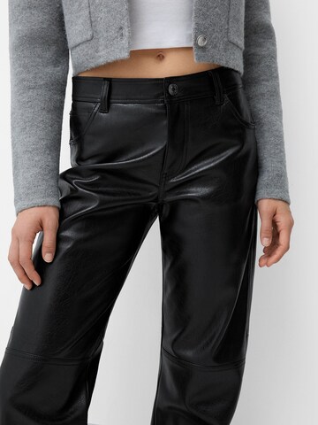 Regular Pantalon Bershka en noir