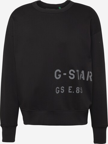 Sweat-shirt G-Star RAW en bleu : devant