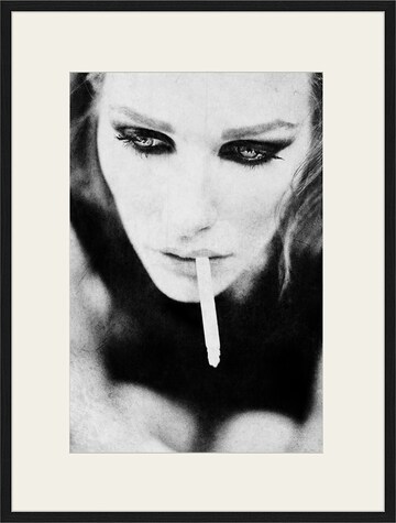 Liv Corday Image 'Girl with Cigarette' in Black: front