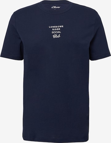 s.Oliver T-Shirt in Blau: Vorderseite