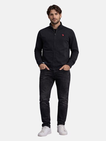 U.S. POLO ASSN. Sweatjacke in Schwarz