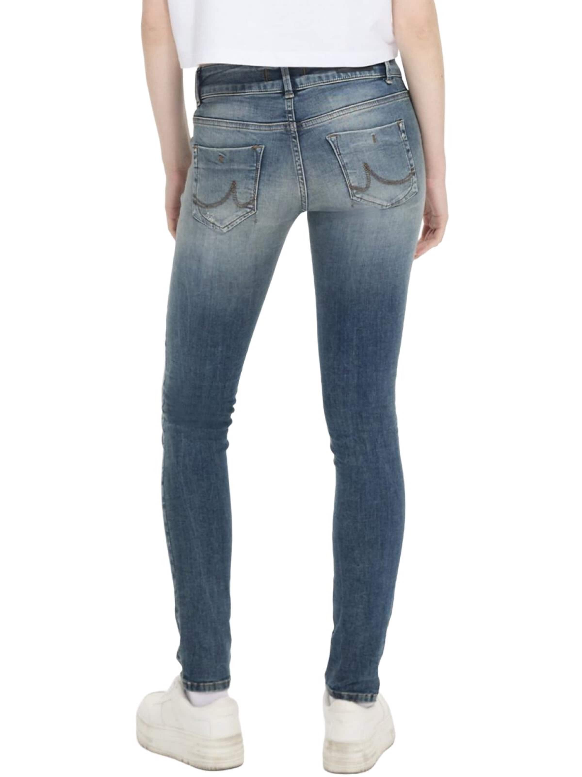 LTB Jeans Skinny Jeans 'LTB Jeans Molly M Mid Waist Skinny Leg Jeanshose' in Blauw