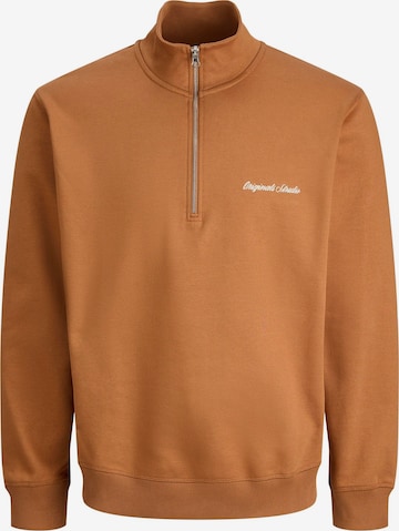 JACK & JONES Sweatshirt 'JORNORREBRO' in Braun: Vorderseite