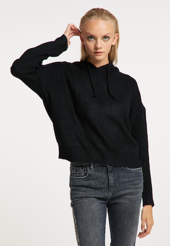 Pullover di myMo ROCKS in nero: frontale