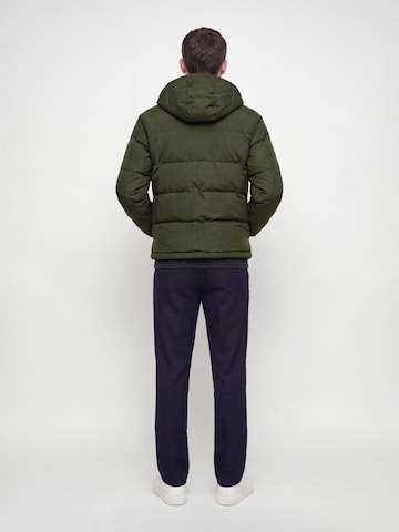 JACK & JONES Zimska jakna 'JJWILLIAM' | zelena barva