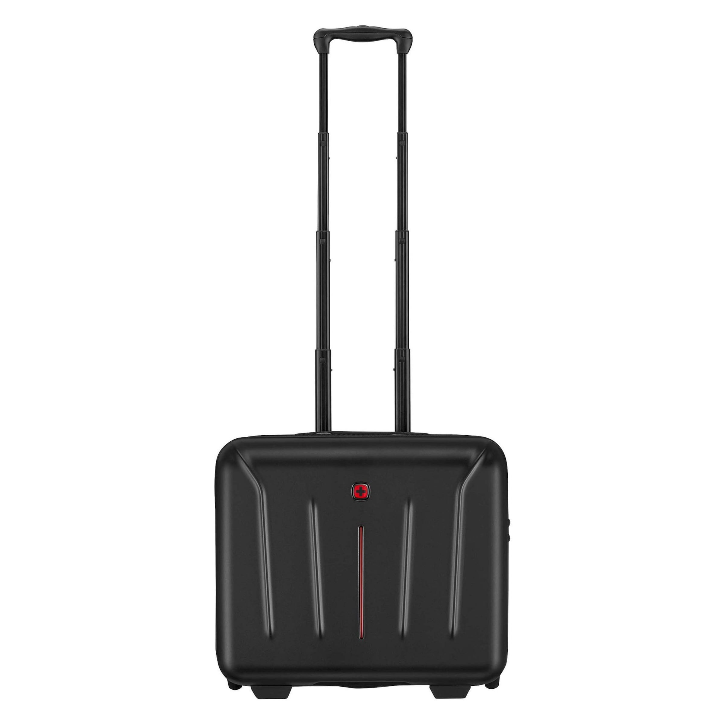 WENGER Pilotenkoffer 'Amplix in Schwarz: Vorderseite