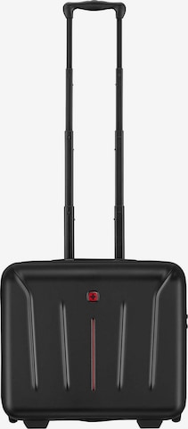 Valise de pilote WENGER en noir : devant