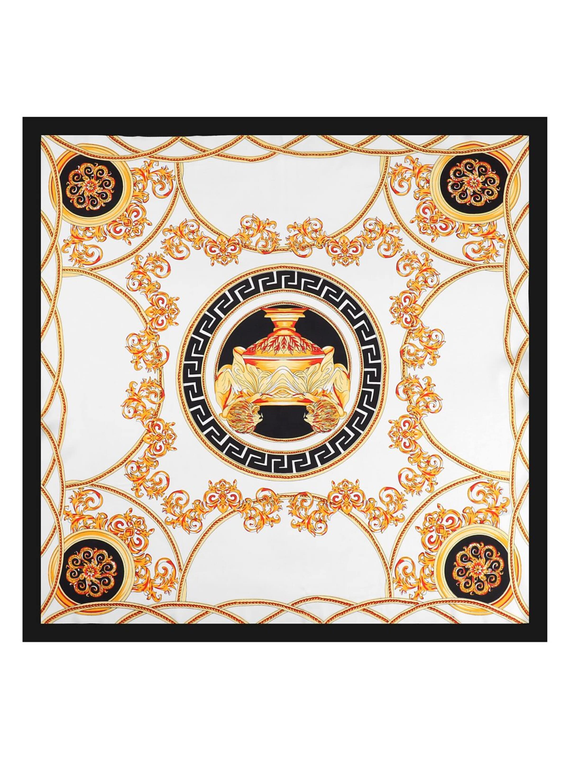 Foulard 'VKING' di 19V69 ITALIA in oro: frontale