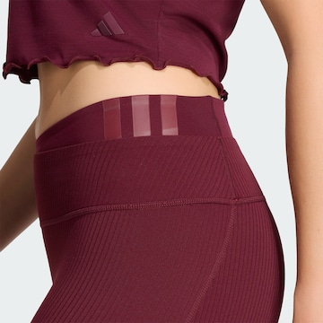 ADIDAS PERFORMANCE Skinny Sportovní kalhoty 'All Me' – červená