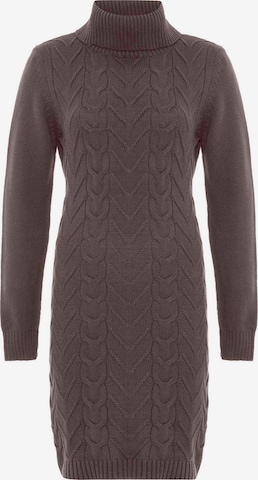 Abito in maglia 'Belicia' di Moxx Paris in marrone: frontale