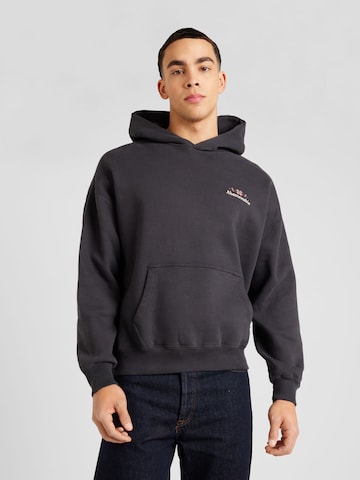 Abercrombie & Fitch Sweatshirt in Zwart: voorkant