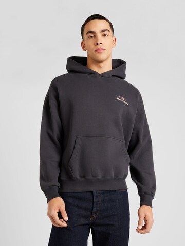 Sweat-shirt Abercrombie & Fitch en noir : devant