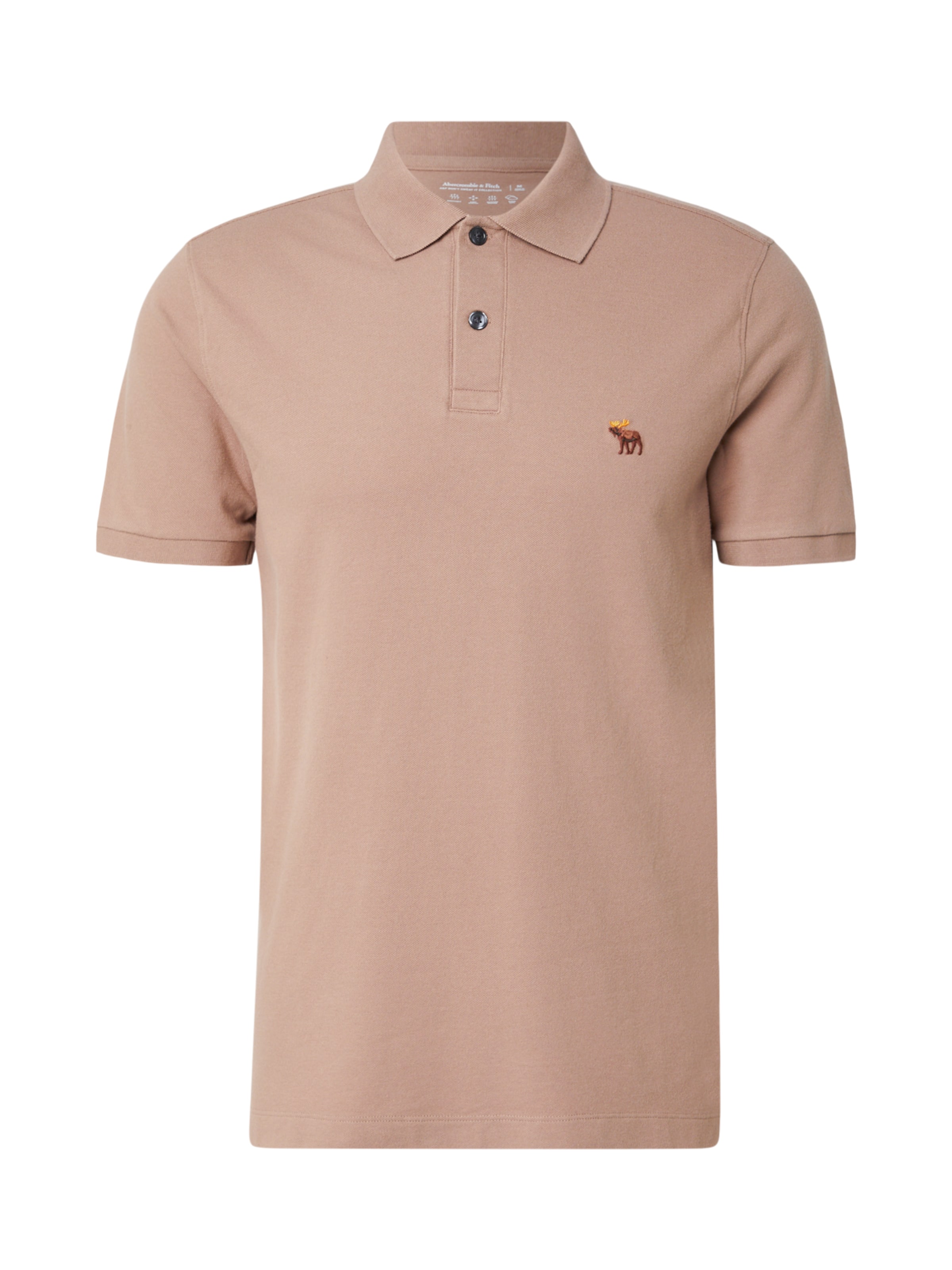 Abercrombie & Fitch Poloshirt 'PORTABELLA' in Braun: Vorderseite