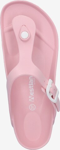 Westland Zehentrenner 'Martinique 02' in Pink