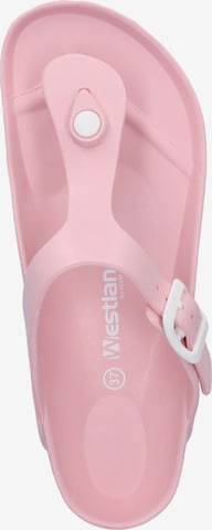 Westland Teenslipper 'Martinique 02' in Roze