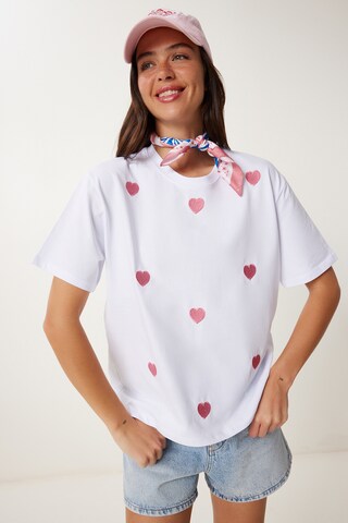 balta Happiness İstanbul Marškinėliai