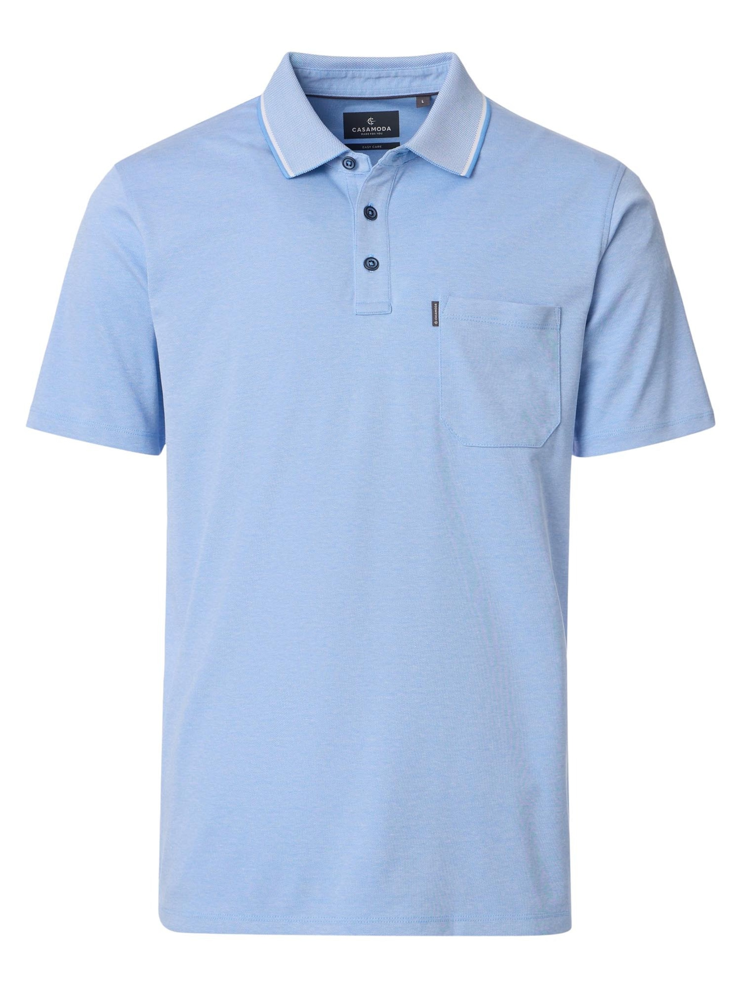 CASAMODA Shirt 'Basic'‌‌‌‌‌‌‌ in Blau: Vorderseite