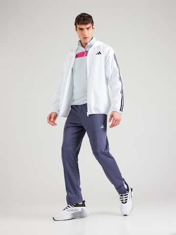 ADIDAS PERFORMANCE Tapered Sporthose in Blau