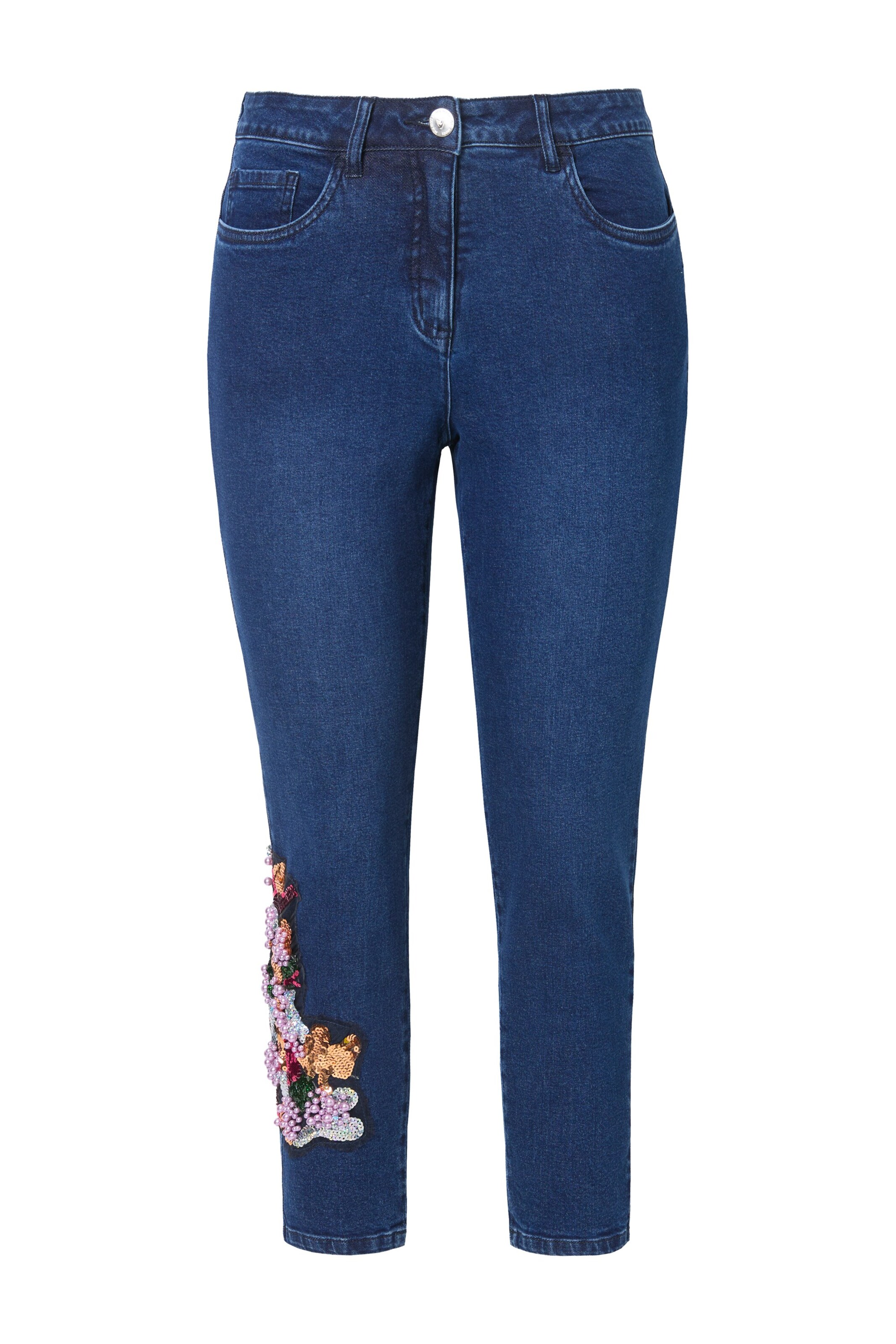 MIAMODA Slim fit Jeans in Blue: front