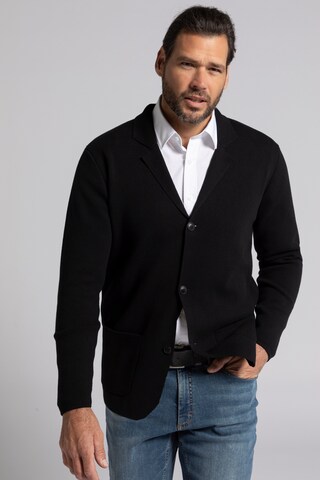 JP1880 Comfort fit Knit Cardigan in Black: front