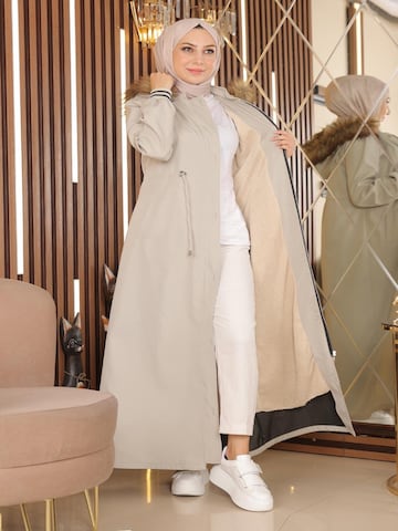 MODAMIHRAM Winterjas in Beige