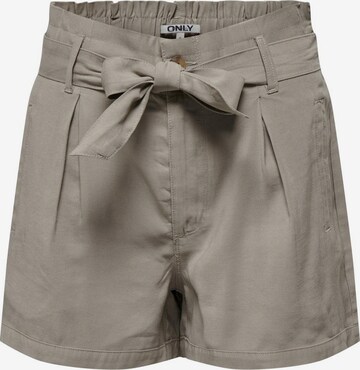 ONLY Pleat-Front Pants 'Aris' in Beige: front