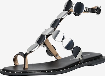 Séparateur d'orteils Alma En Pena en noir : devant