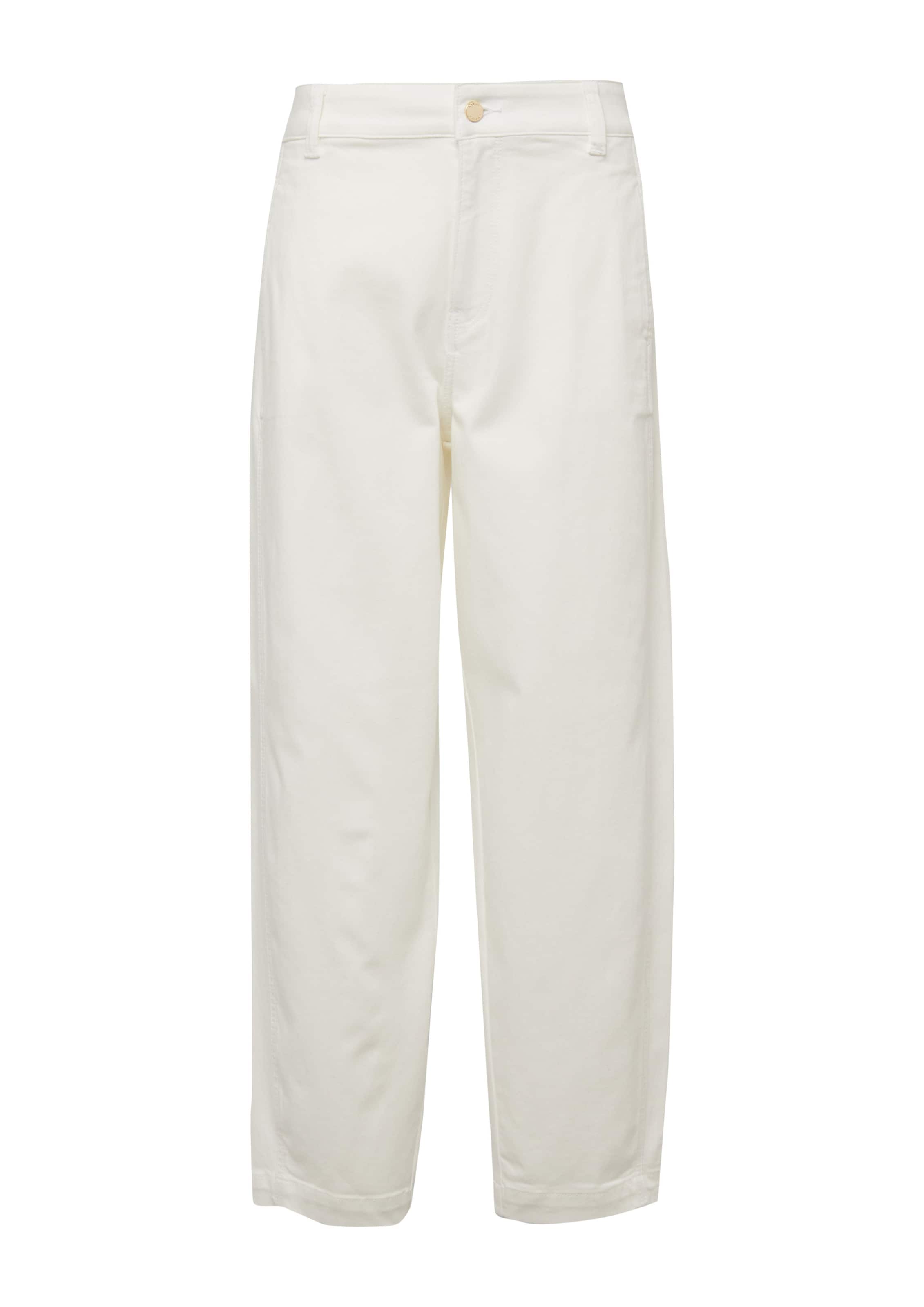 Barrel Jean s.Oliver en beige : devant