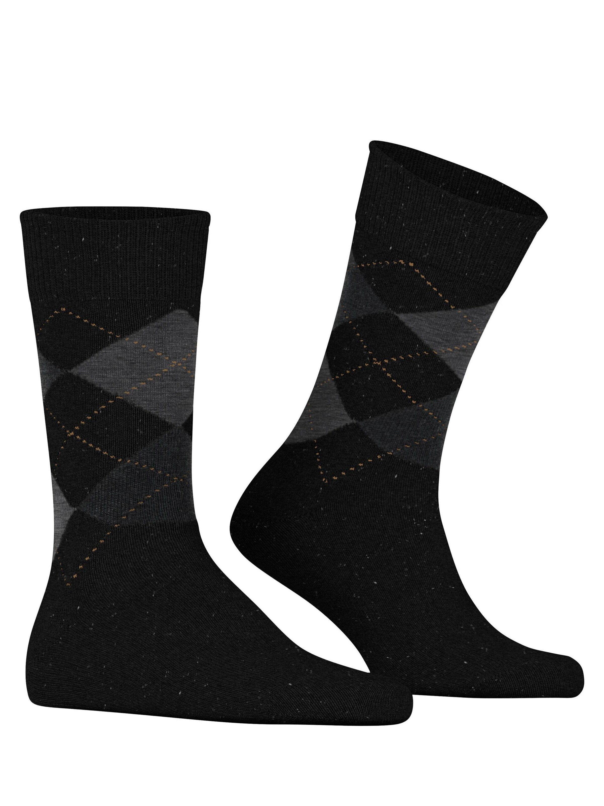 BURLINGTON Socks 'Dundee' in Black