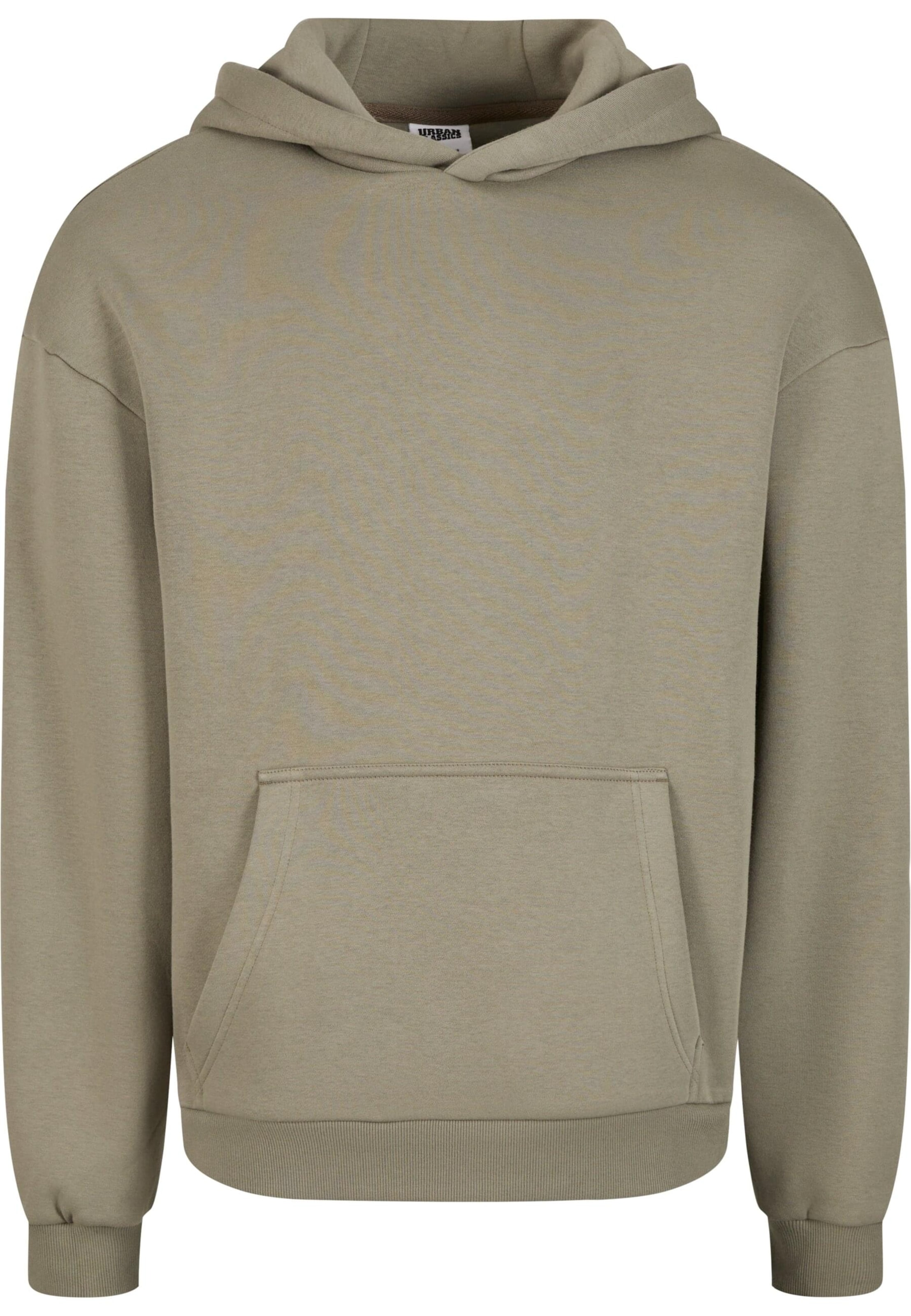 Urban Classics Sweatshirt 'Fluffy' in Green: front