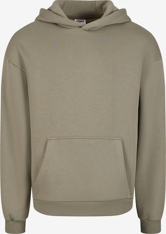 Felpa 'Fluffy' di Urban Classics in verde: frontale