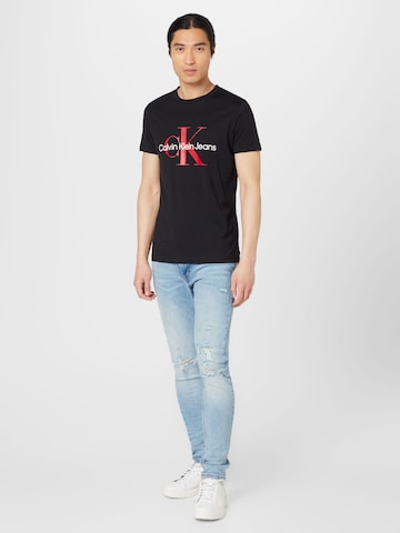 Calvin Klein Jeans T-shirt i svart