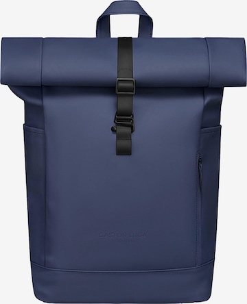Gaston Luga - Mochila 'Spläsh' em azul: frente