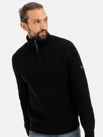 CAMEL ACTIVE Pullover in Schwarz