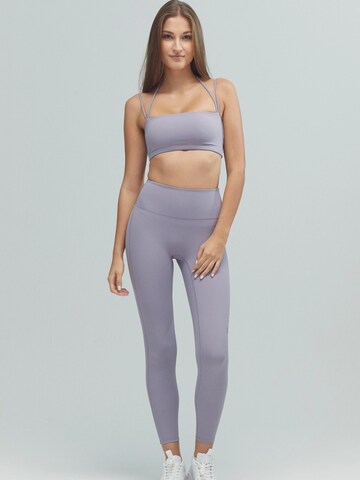 DRILLS Apparel Skinny Leggings 'ACTIVE Scrunch Leggings' in Purple
