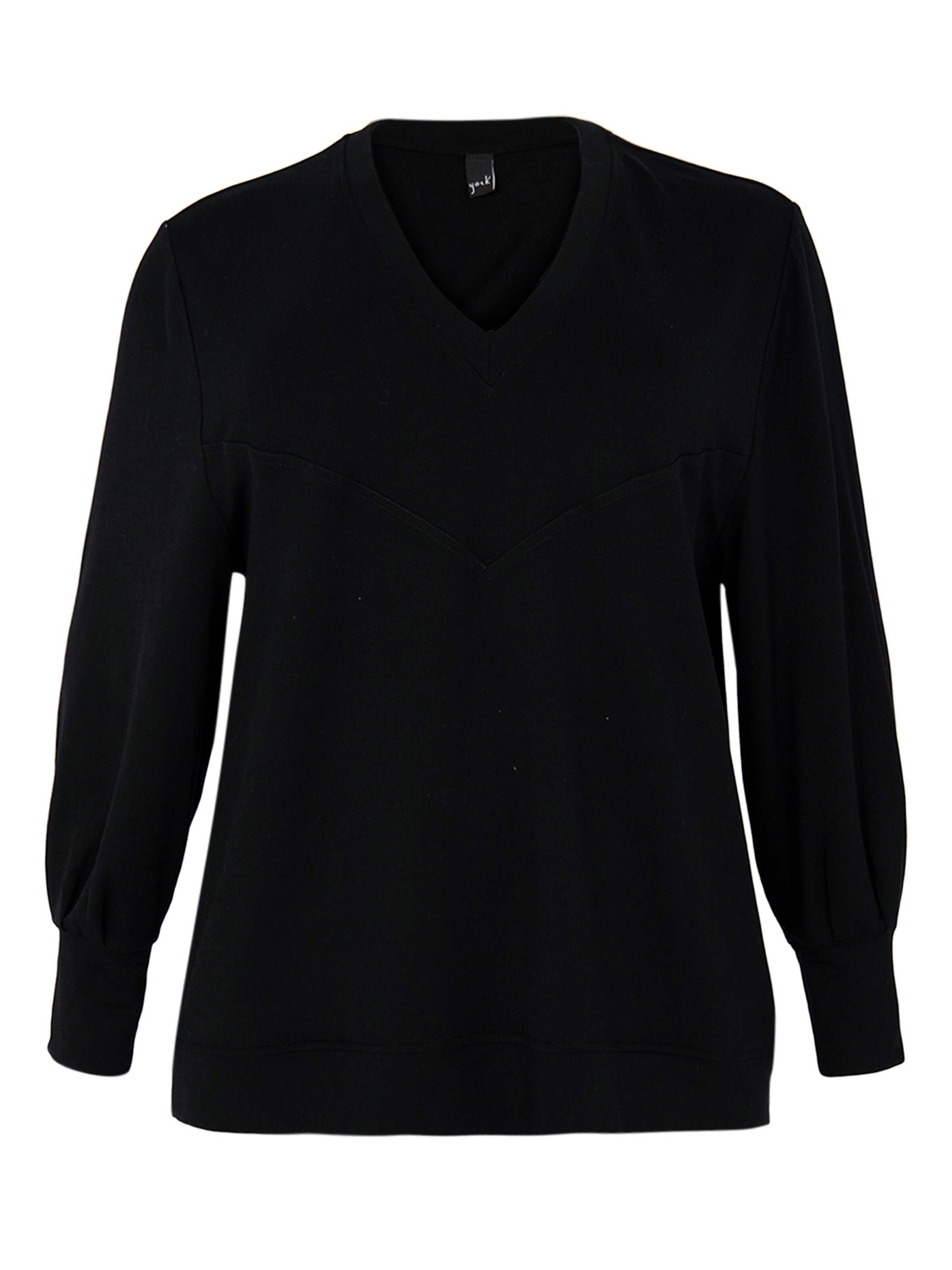 YOEK Pullover in Schwarz: Vorderseite