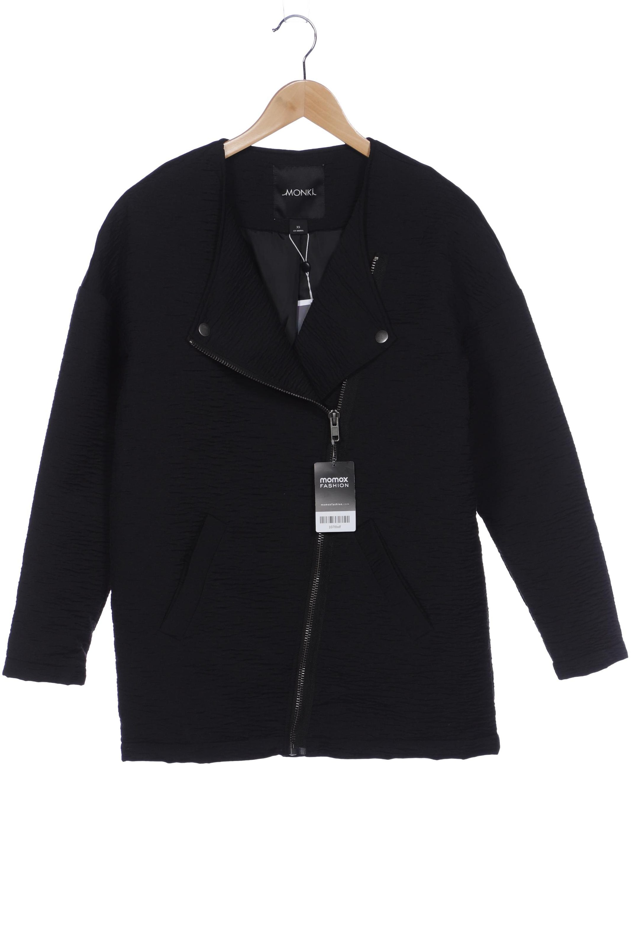 Monki Jacket & Coat in XS in Black: front
