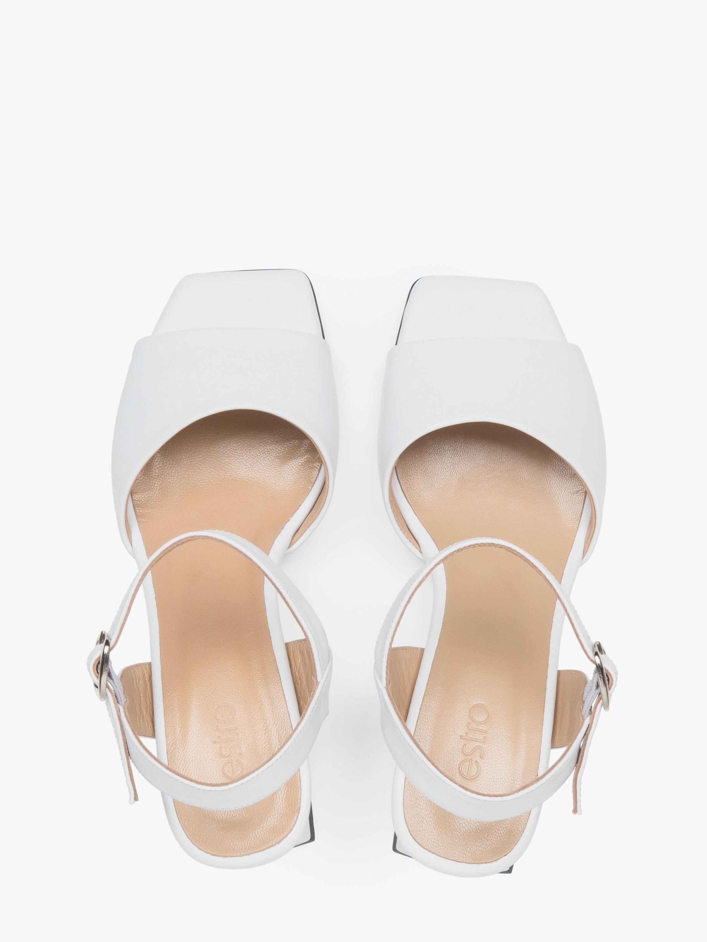 Estro Sandal '081-736' in White
