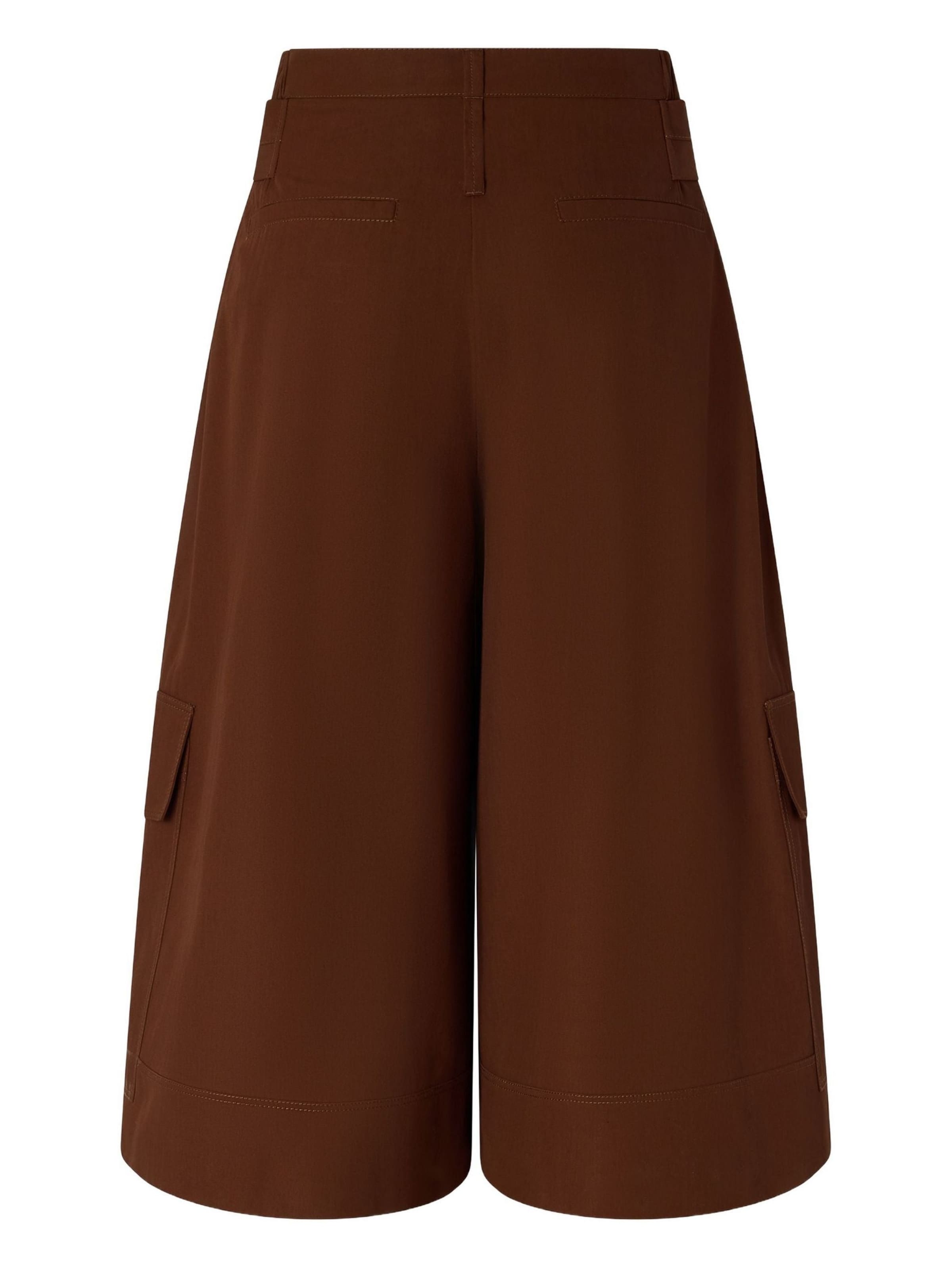 PINKO Regular Broek '106152 A2ER - BERMUDA' in Bruin