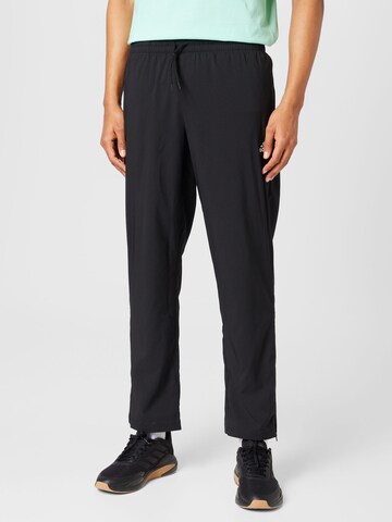 Tapered Pantaloni sportivi 'Essentials Stanford' di ADIDAS SPORTSWEAR in nero: frontale