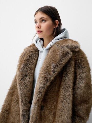 Bershka Winter coat in Brown