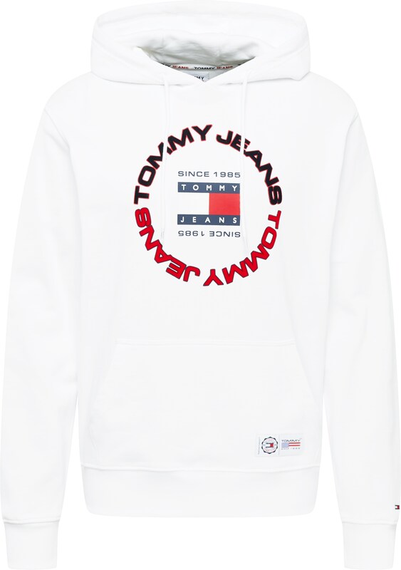 Tommy Jeans Sweatshirt in Weiß RN7043 Tommy Jeans Sweatshirt in Weiß RN7043